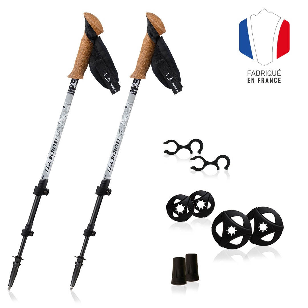 Guidetti Bretagne Telescopic Hiking Pole